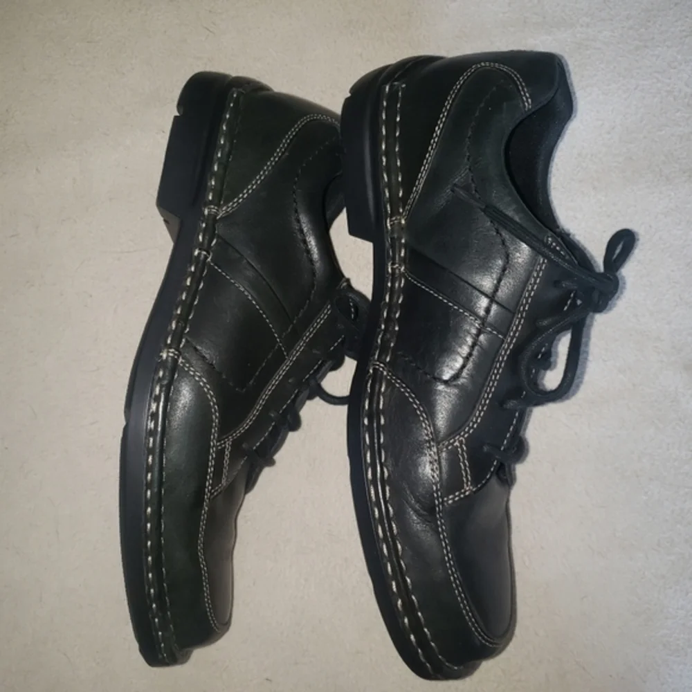 Rockport‎ Dark Black Leather Mens 8